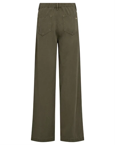 Mos Mosh - MMEmilia Elastic Bukser - Olive Night